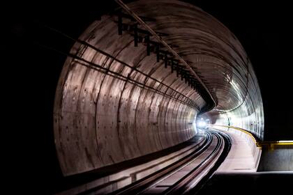 Vista de interior del túnel