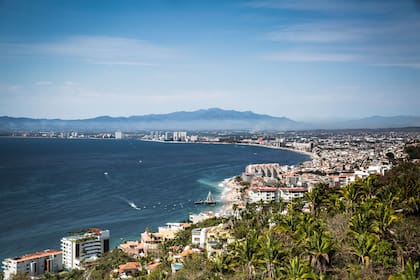 Vista de la Bahía de Banderas, Puerto Vallarta.