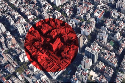 Vista de la ciudad de Buenos Aires donde está trabajando para hacer de cada barrio una "ciudad de 15 minutos"