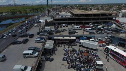 Vista de la feria La salada