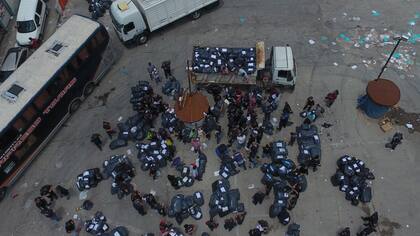 Vista de la feria La salada