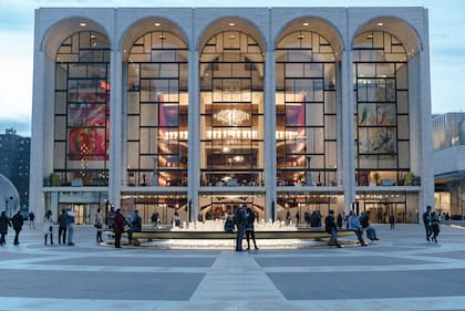 Vista de la Metropolitan Opera House, en el Lincoln Center de Nueva York