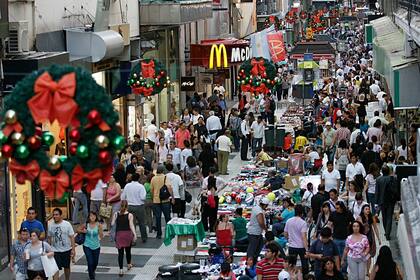 Vista de la peatonal Florida