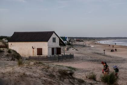Vista de la playa de Barra de Valizas