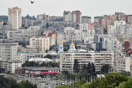 Vista de la populosa ciudad rusa de Belgorod (Photo by Olga MALTSEVA / AFP)