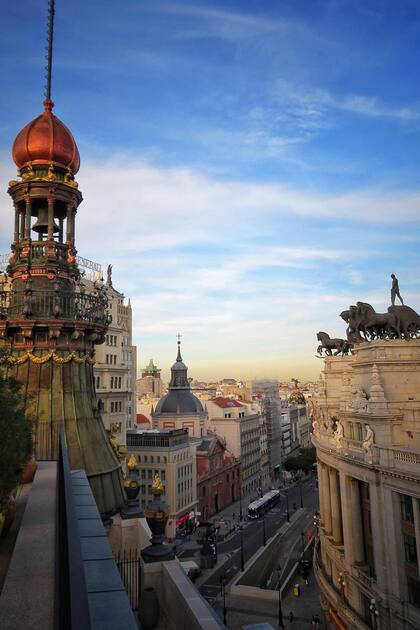 Vista de la zona denominada ahora Milla de oro, desde el recién inaugurado Four Seasons