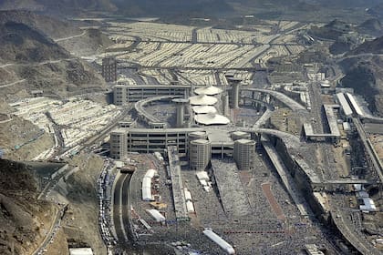 Vista de los alrededores de La Meca.
