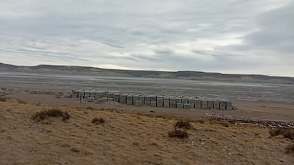 Vista de lugar donde desapareció Mileca, el estuario del río Gallegos, en Santa Cruz