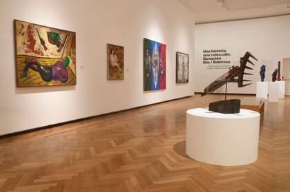Vista de sala de la colección, exhibida en el MNBA