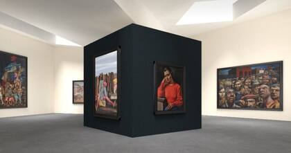 Vista de sala de la muestra virtual que Malba le dedica a Antonio Berni en Google Arts & Culture