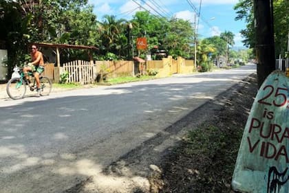 Vista de una de la tranquilas calles