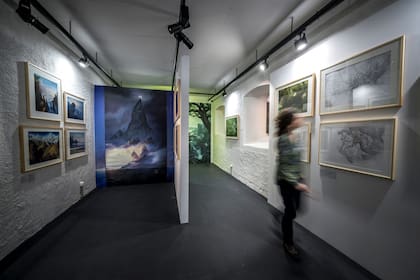 Vista de una de las salas donde se exhibirán las obras