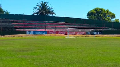 Vista de uno de los arcos del estadio Olímpico Pedro Arispe, de Rampla Juniors