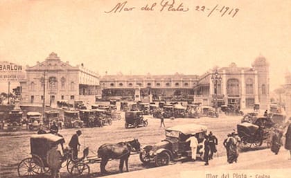 Vista del Bristol Hotel, en una imagen de 1919