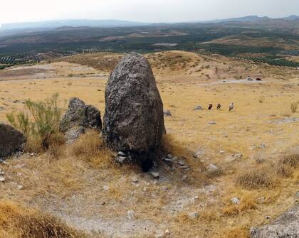 Vista del gran falo de Fontanar, en Jaén, España
