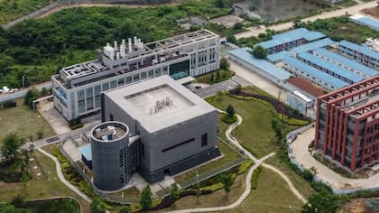 Vista del Instituto de Virología de Wuhan desde el aire.