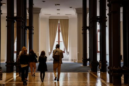 Vista del interior del Palacio de las Aguas