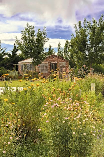 Vista del jardín serrano