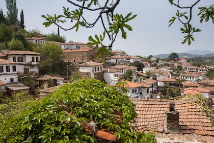 Vista del pueblo de Sirince.