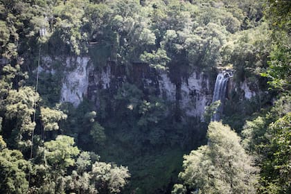 Vista del Salto Encantado.
