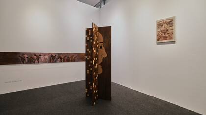 Vista del stand de la galería Paseo Lab, ganadora del premio Radar