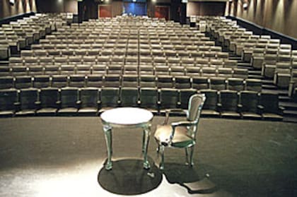 Vista desde el escenario de la Sala 2 de Multiteatro, resultado de una excavación de 10 metros bajo la hoy renovada