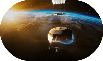 Vista exterior de la cápsula (Halo Space)