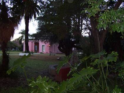 Vista externa de la habitación de la quinta que fue su taller