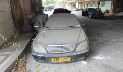 Vista frontal del Mercedes-Benz Clase S