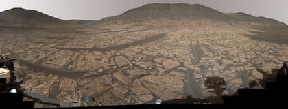 Vista panorámica de Bright Angel, la región en Marte donde se cree que existió un río hace miles de millones de años (Wikimedia Commons/NASA)