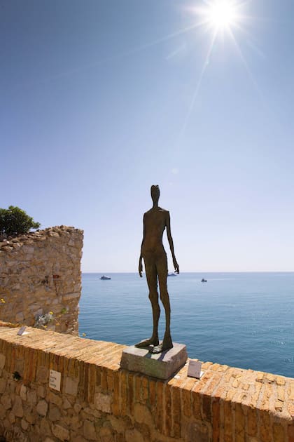 Vista panorámica desde la terraza del Museo Picasso, en Antibes