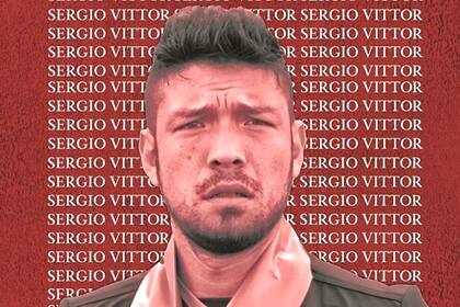 Vittor, con el fondo rojo que identifica a Damak