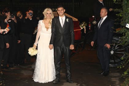 Wanda Nara y Mauro Icardi se casaron el 8 de junio de 2014
