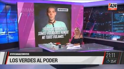 Viviana Canosa le había hablado desde su programa a Santiago Maratea