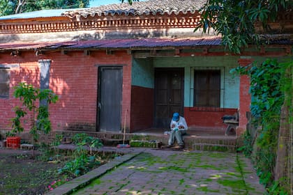 Vivienda típica del barrio donde está el Museo de Artes Plásticas de Calilegua.