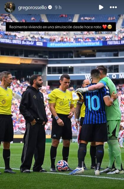 "Viviendo en una simulación", expresó Grego Rossello sobre la situación que le tocó vivir en el Mundial de Clubes
