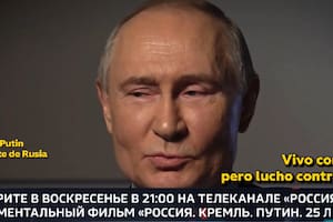 "Vivo con ganas de pegar un puñetazo", confesó Putin