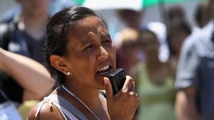 Vizguerra, aquí en una protesta en 2011, cruzó a Estados Unidos sin documentos desde México en 1997