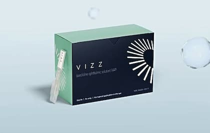 Vizz es la primera solución de administración diaria para tratar la visión borrosa de cerca con eficacia probada hasta por 10 horas