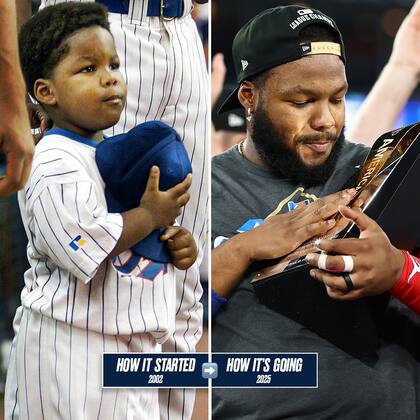 Vladimir Guerrero Jr. le hizo una promesa a su padre cuando era niño (Instagram @supervlad27)