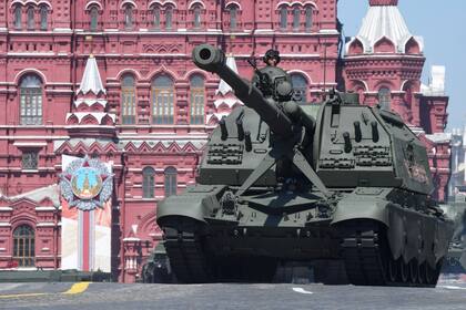 El desfile se realizó en la Plaza Roja de Moscú