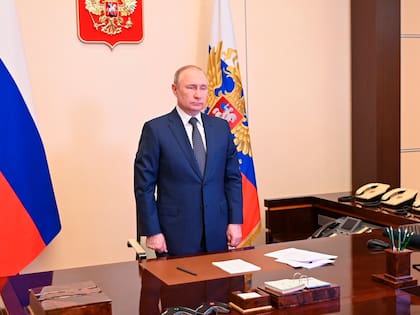 Vladimir Putin, el presidente ruso, en el Kremlin