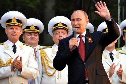 Vladimir Putin en Crimea, mayo del año pasado, después de que la región fuera anexada
