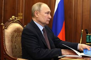 Vladimir Putin, en una reunión en el Kremlin