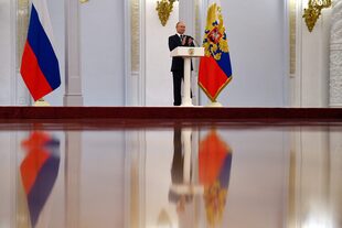 Vladimir Putin. (Photo by Natalia KOLESNIKOVA / AFP)