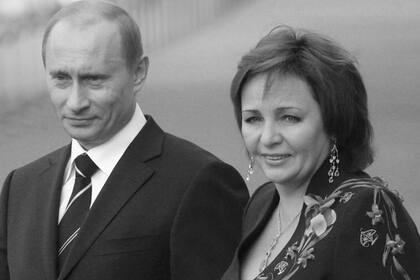 Vladimir Putin y su exmujer Lyudmila, en 2006
