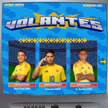 Volantes convocados por la Selección de Colombia (FB/Selección Colombia)