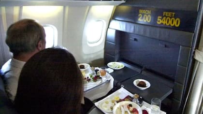 Volar en el Concorde era todo un lujo