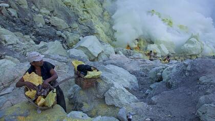 Volcán Kawah Ijen, Indonesia