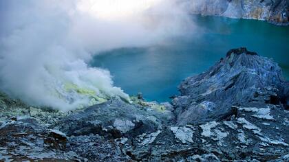 Volcán Kawah Ijen, Indonesia